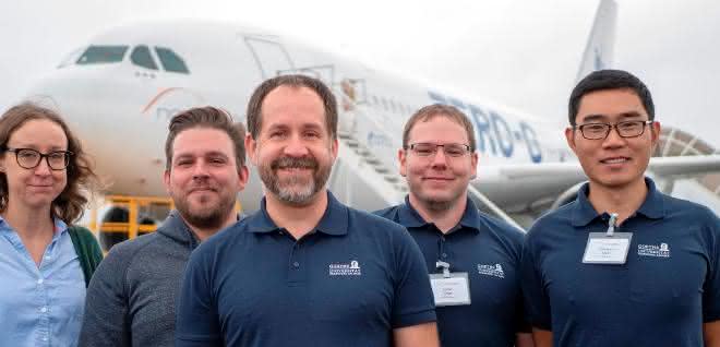 Das Team der Goethe Universität mit Kollegen von der Uni Wien und vom Deutschen Zentrum für Luft- und Raumfahrt