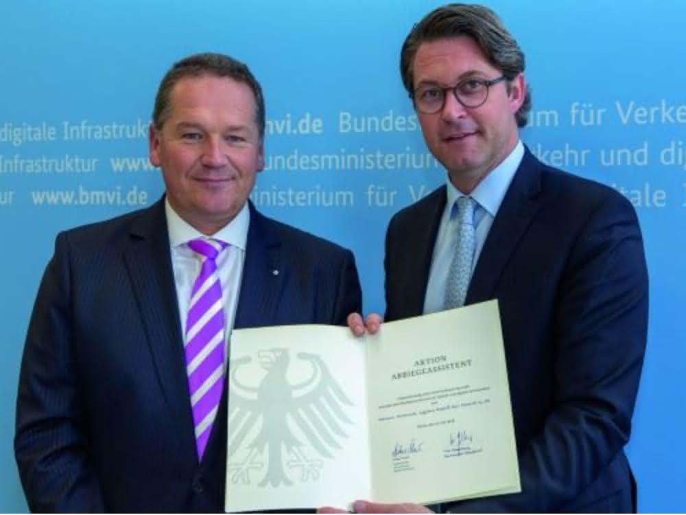 Uwe Hasselberg und Dr. Andreas Scheuer