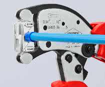 Rotatable crimping head
