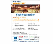 Trade press workshop on December 6 in Darmstadt Trade press workshop on December 6 in Darmstadt