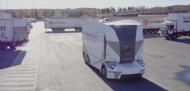 DB Schenker: Erster autonomer Elektro-Lkw „T-Pod“ kommerziell betrieben DB Schenker: Erster autonomer Elektro-Lkw „T-Pod“ kommerziell betrieben