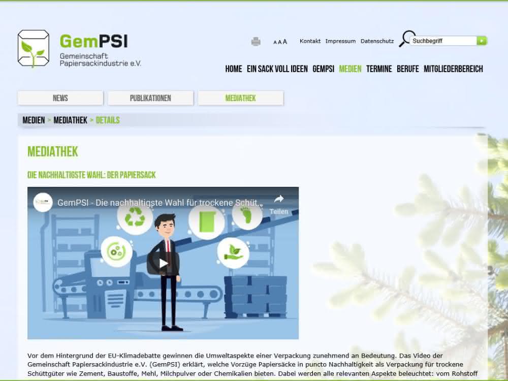 Papiersack als Hightech-Produkt und Marketinginstrument