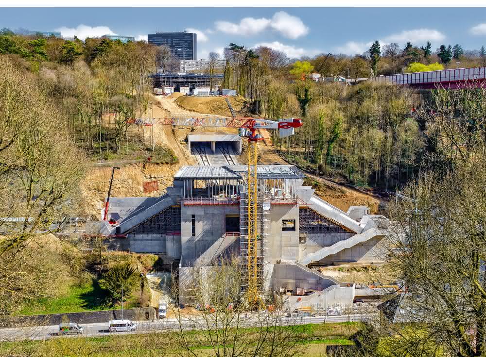 Pendlerbahnhof für die Straßenbahn
