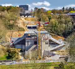 Pendlerbahnhof für die Straßenbahn Pendlerbahnhof für die Straßenbahn