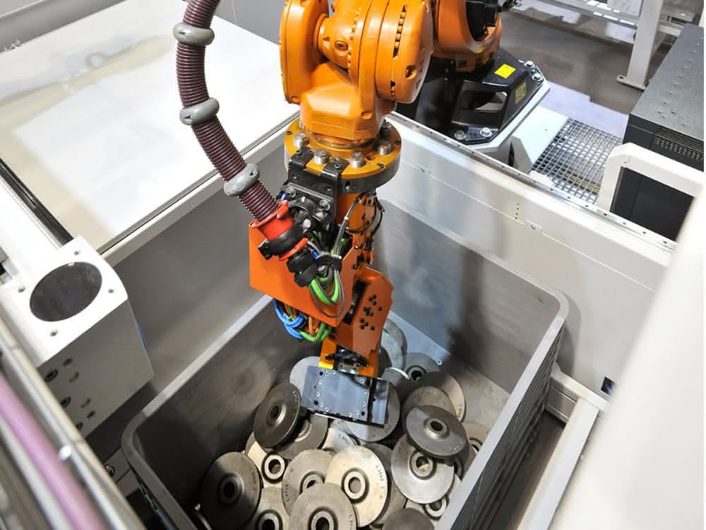 3D vision system with laser time-of-flight technology: Handling with vision