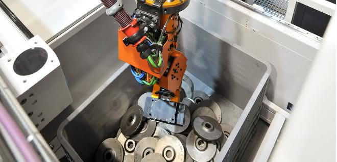 3D vision system with laser time-of-flight technology: Handling with vision