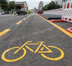 geschützte Radfahrstreifen
