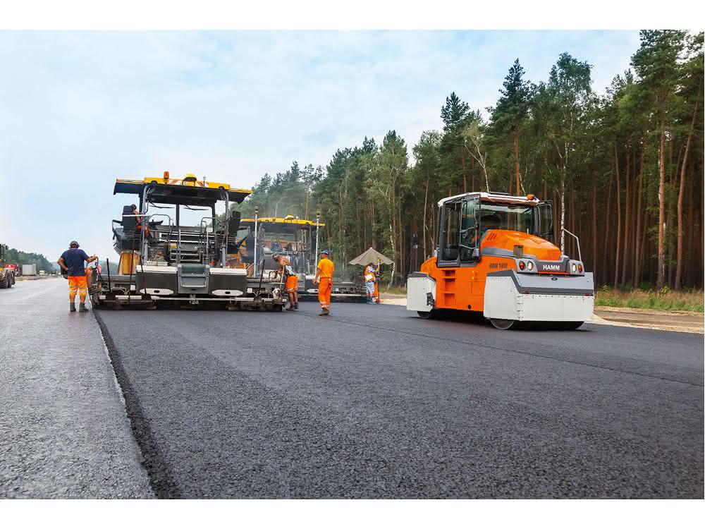 Autobahnbaustelle