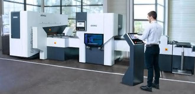 Production line for sheet metal processing