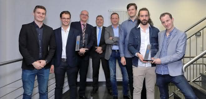 Unique student prize, two winning teams