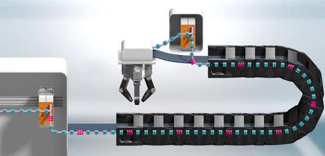Monitoring bus lines in e-chain systems