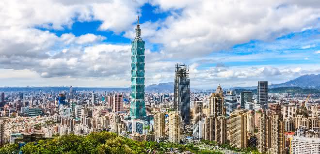 Taiwan's capital with its landmark Taipei 101 Taiwan's capital with its landmark Taipei 101