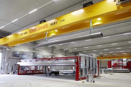 Zweiträger-Brückenkrane für neues Logistikzentrum