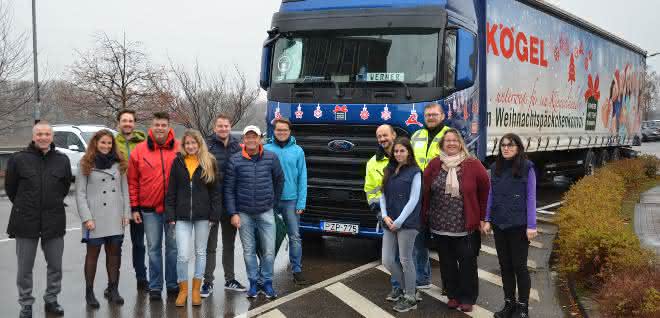 Ford Trucks F-MAX bringt Kindern in Osteuropa Weihnachtsgeschenke