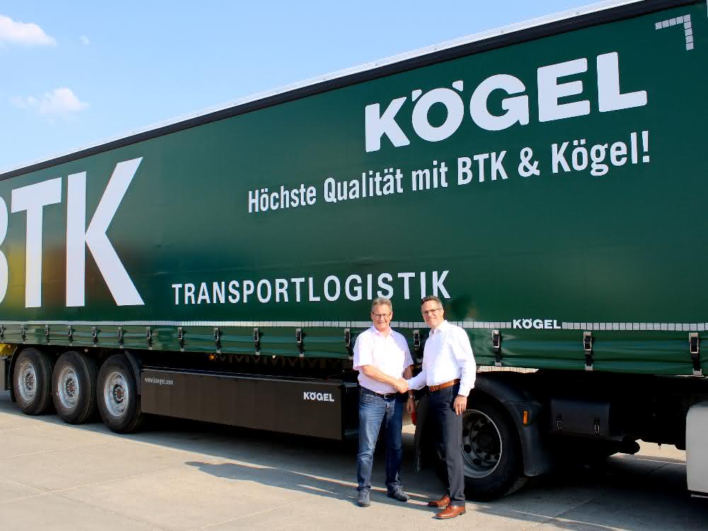 BTK Logistik setzt auf über 50 neue Kögel-Auflieger