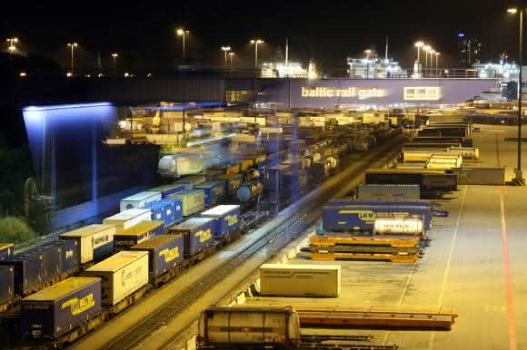 Lübecker Intermodalterminal mit Jahresbestmarke