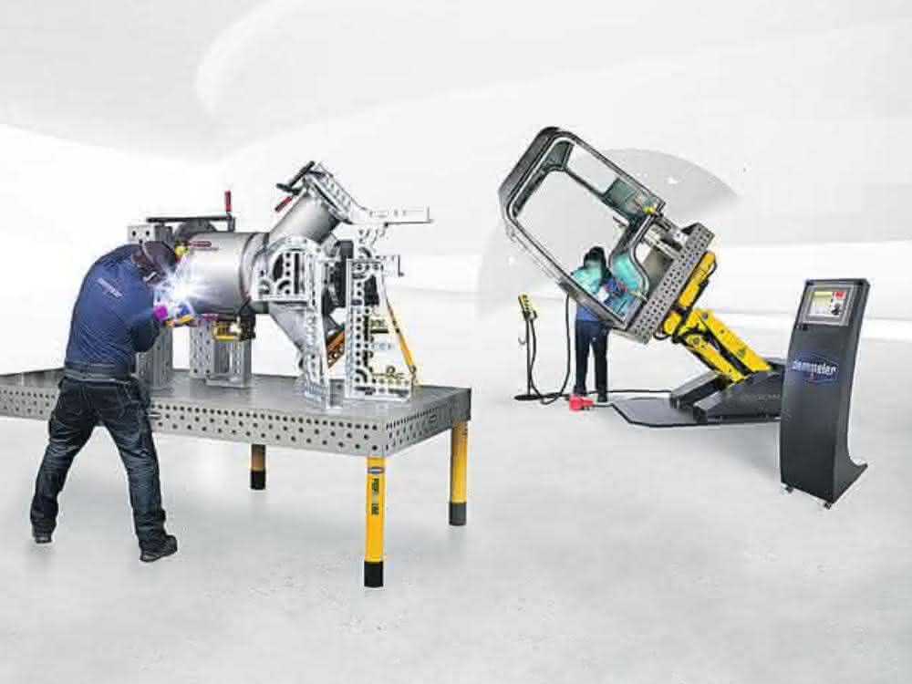 3D welding tables and manipulators