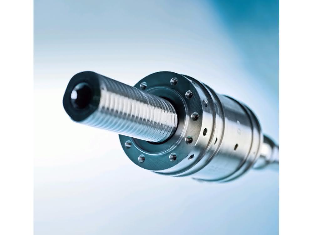 Roller screw spindle