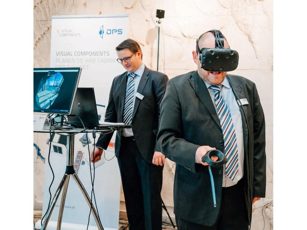 Die Möglichkeiten der virtuellen Realität von Visual Components Experience Visual Components Experience