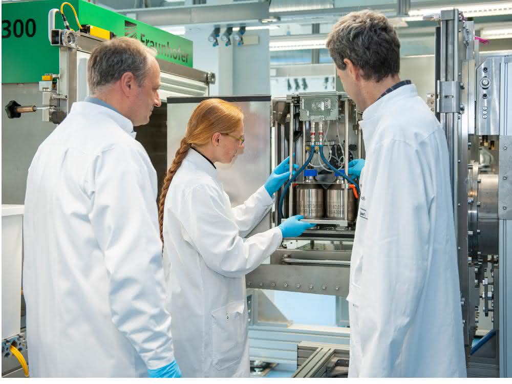 Forschungs- und Versuchsanlage am Fraunhofer IZI.