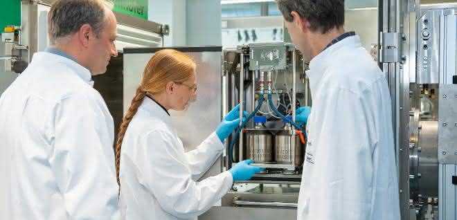 Forschungs- und Versuchsanlage am Fraunhofer IZI.