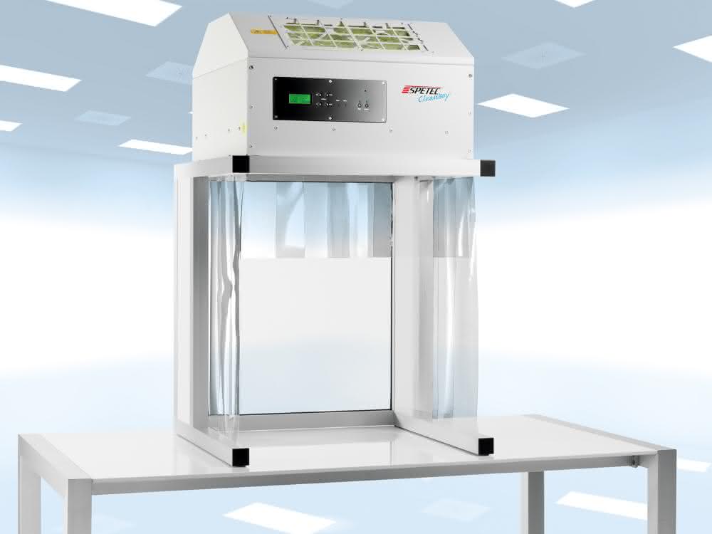 Practically particle-free installation