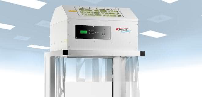 Practically particle-free installation
