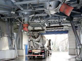 Betonversorgung: Betonmischanlage mit besonderen Features