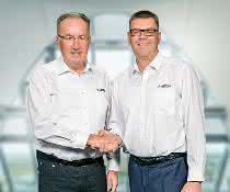 Old and new: Volker Knuff leaves, Jörg Wurlitzer(r.) takes over.