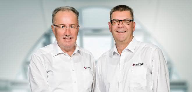 Old and new: Volker Knuff leaves, Jörg Wurlitzer(r.) takes over.