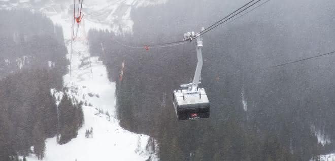 SEW Zugspitze between support and mountain station