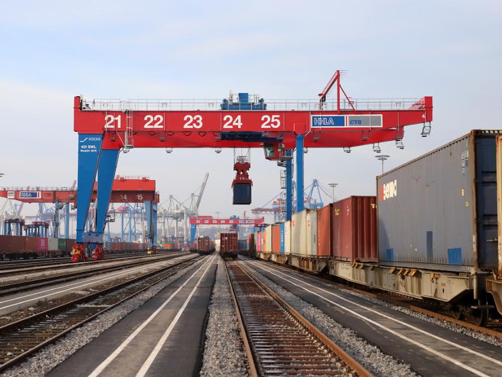 Ausbau: Containerbahnhof Burchardkai erweitert