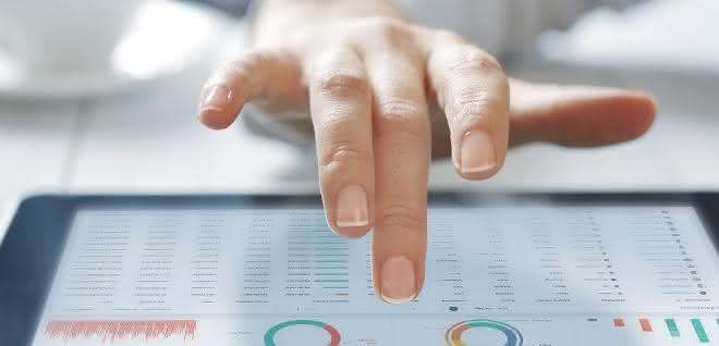 A tablet with MobiControl from SOTI.