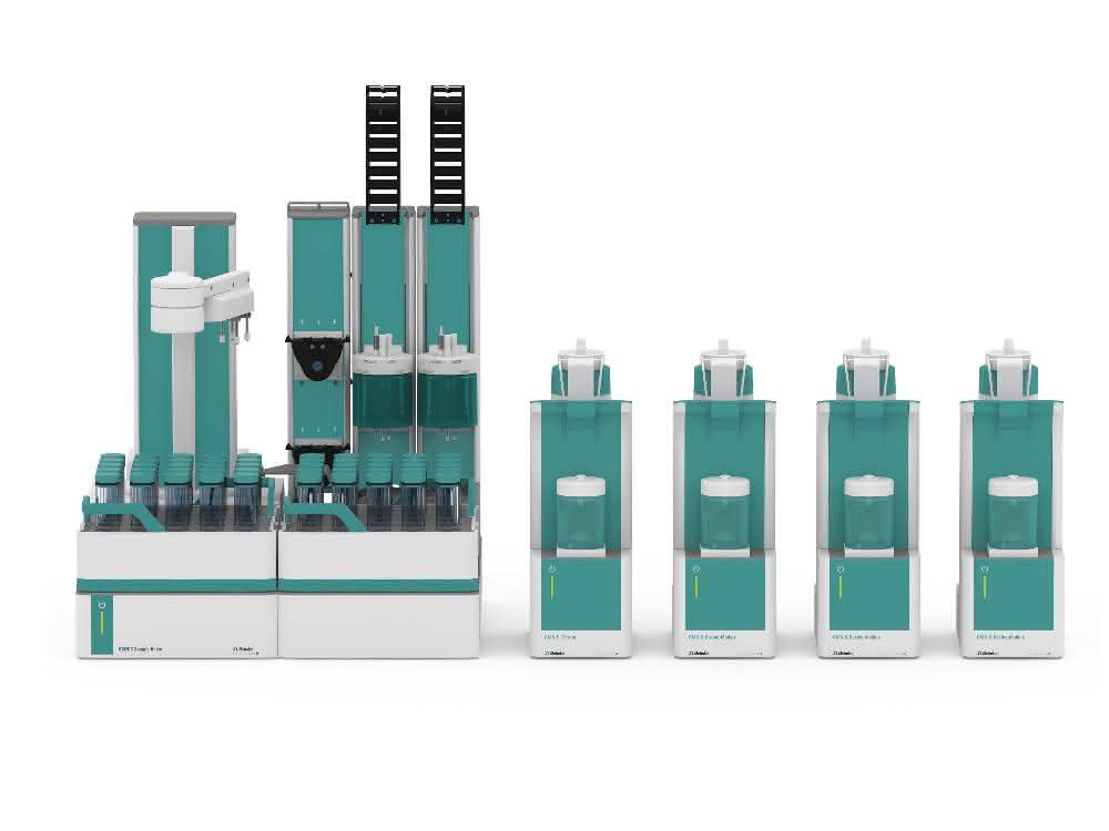 Bei der Wassergehaltsbestimmung mit volumetrischer Karl-Fischer-Titration mit dem Analysesystem Omnis von Metrohm wird das Karl-Fischer-Reagenz automatisch aus der Titrierzelle zu- und abgeführt. Das System kann mit Dosiermodulen, Titrationsmodulen und Probenroboter erweitert werden. Bei der Wassergehaltsbestimmung mit volumetrischer Karl-Fischer-Titration mit dem Analysesystem Omnis von Metrohm wird das Karl-Fischer-Reagenz automatisch aus der Titrierzelle zu- und abgeführt. Das System kann mit Dosiermodulen, Titrationsmodulen und Probenroboter erweitert werden.