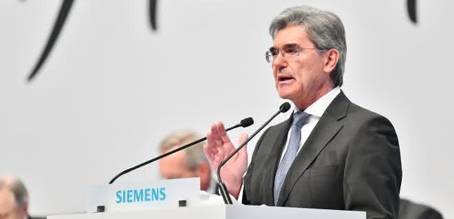 Joe Kaeser, Siemens Joe Kaeser auf der Siemens-Hauptversammlung 2019 in München.