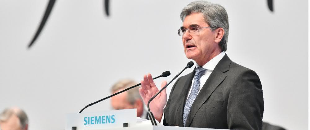 Joe Kaeser auf der Siemens-Hauptversammlung 2019 in München.