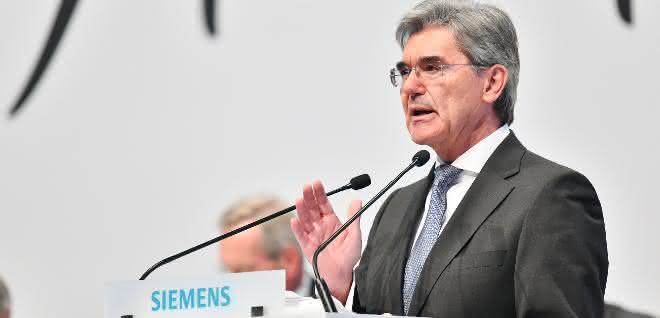 Joe Kaeser at the Siemens Annual General Meeting 2019 in Munich.