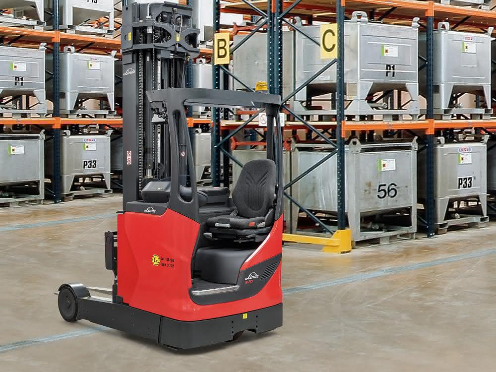 Ex-geschützt und von Linde Material Handling. Ex-geschützt und von Linde Material Handling.
