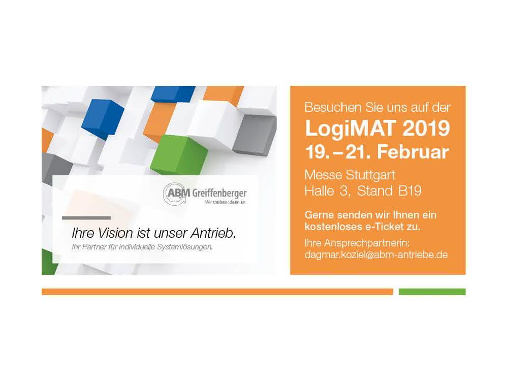 ABM Greiffenberger at the LogiMAT ABM Greiffenberger at the LogiMAT