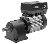 Helical geared motor