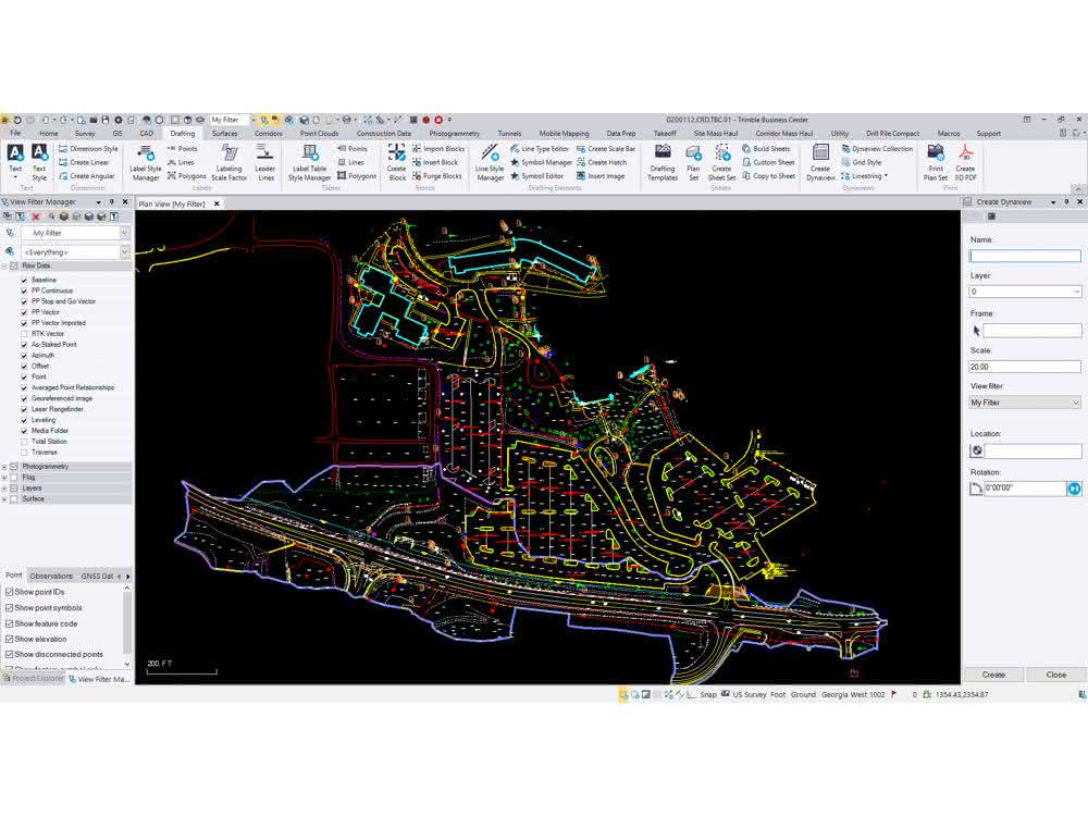 Version 5.0 des Trimble Business Center