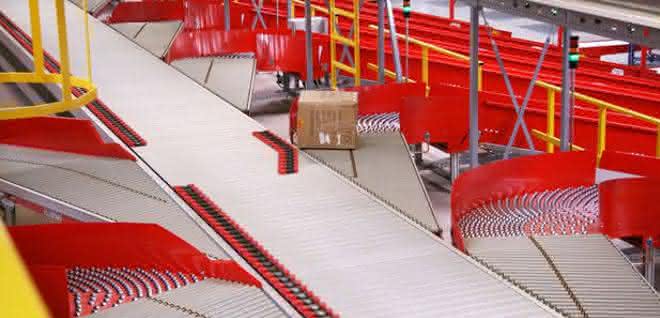 Sliding shoe sorter Sliding shoe sorter