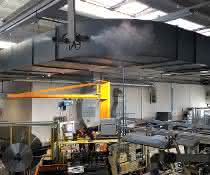 Direct room humidification