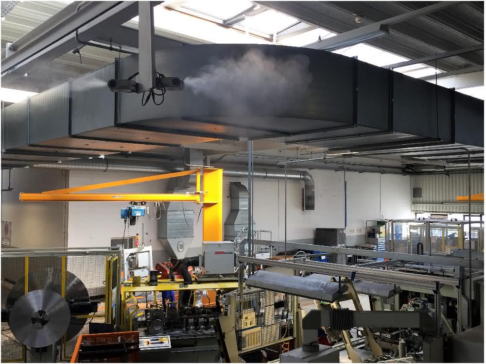 Direct room humidification Direct room humidification