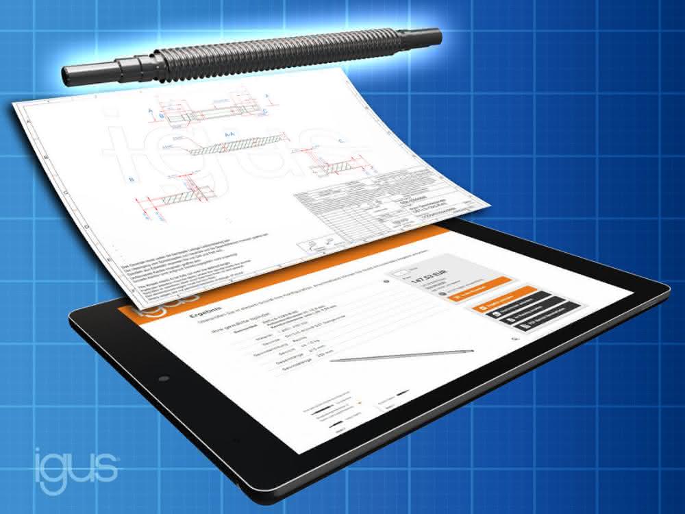 Igus spindle configurator