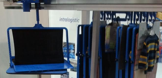 Flexible overhead conveyor systems for production, warehousing and e-commerce