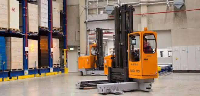 Electric multidirectional sideloader