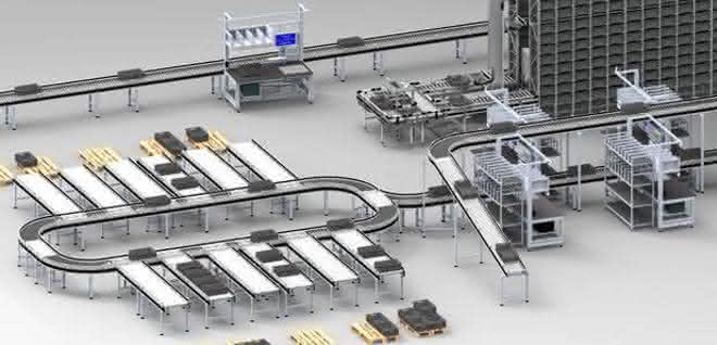Anbindung des AKL mittels Fördertechnik an Arbeitsplätze