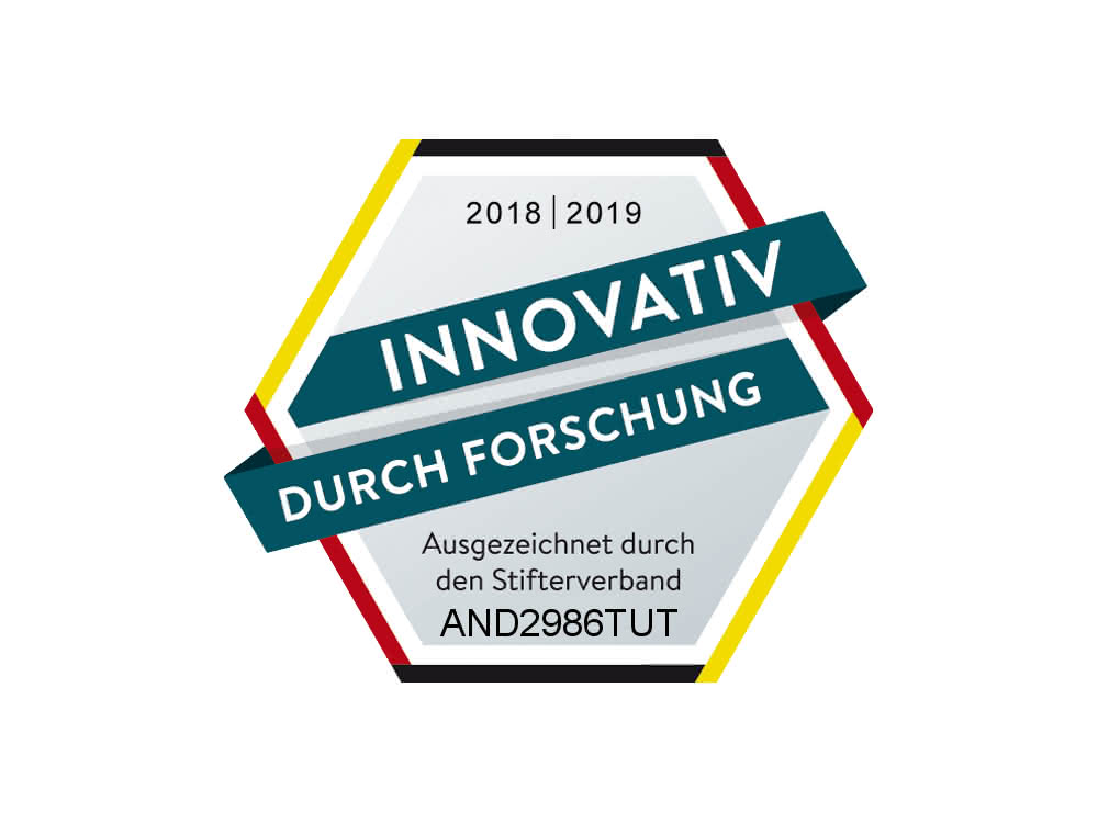 Siegel „Innovativ durch Forschung“