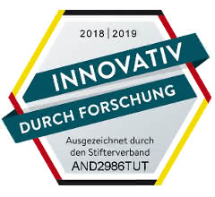 Siegel „Innovativ durch Forschung“